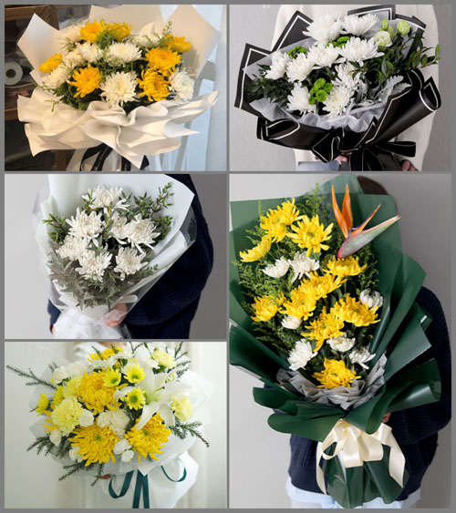 江苏扬州仪征市刘集镇联营村白事花束代送